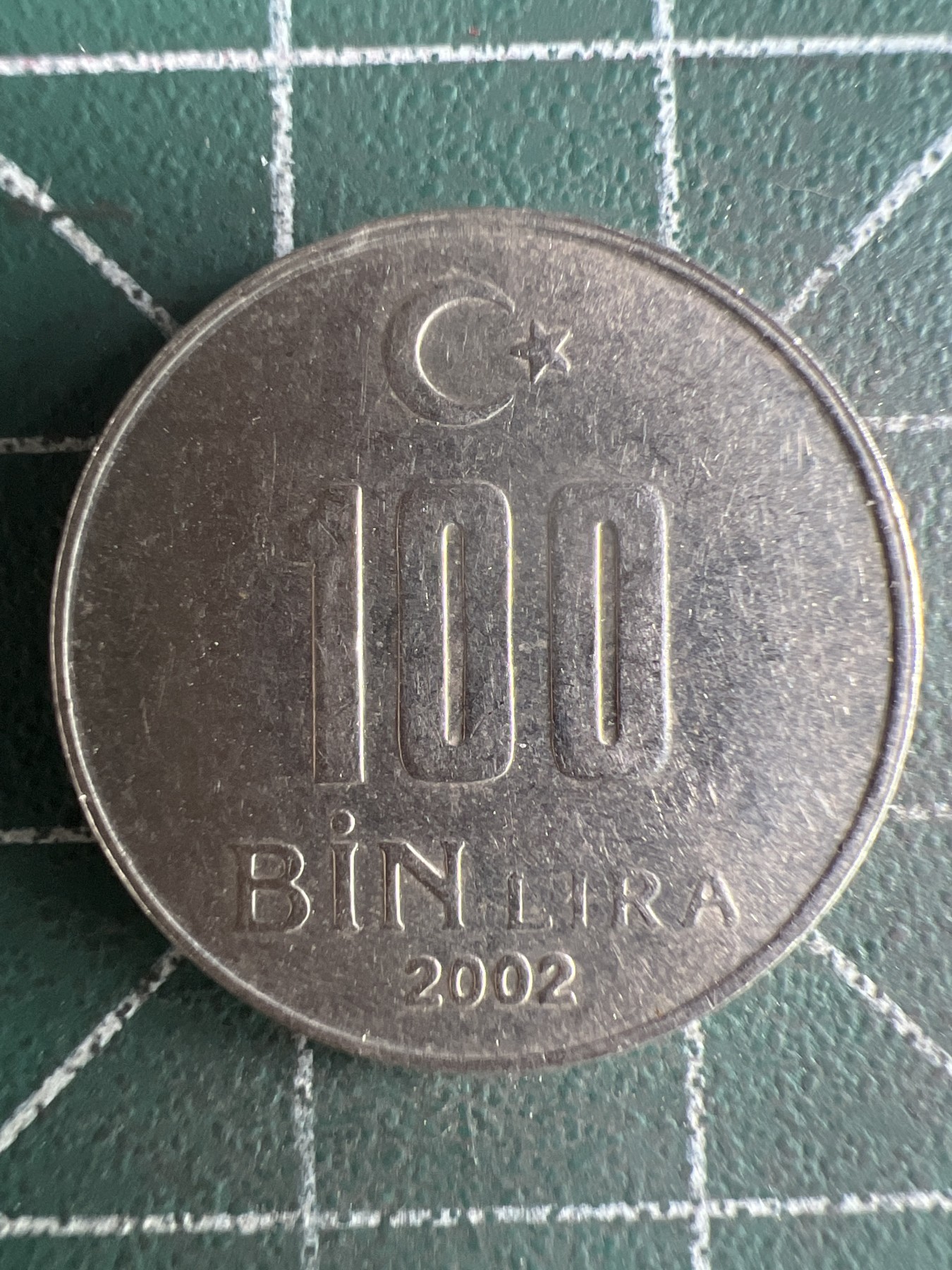 第586期 硬币专场 （无押金，捡漏，全场50包邮，偏远地区除外，接收代拍业务） 土耳其100Bin里拉