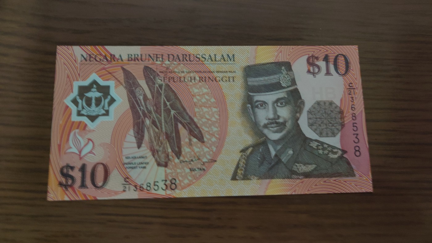 【世界钱币】精选微拍第100期暨2024年第11期  部分卖剩裸钞和评级币展销 2008年文莱10林吉特 全新绝品无47尾号538