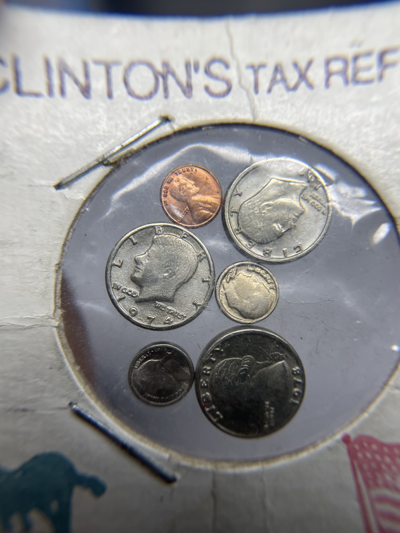 2024年集古藏今外币拍卖第三期-第10场—（总第30拍） 美国微缩硬币6枚