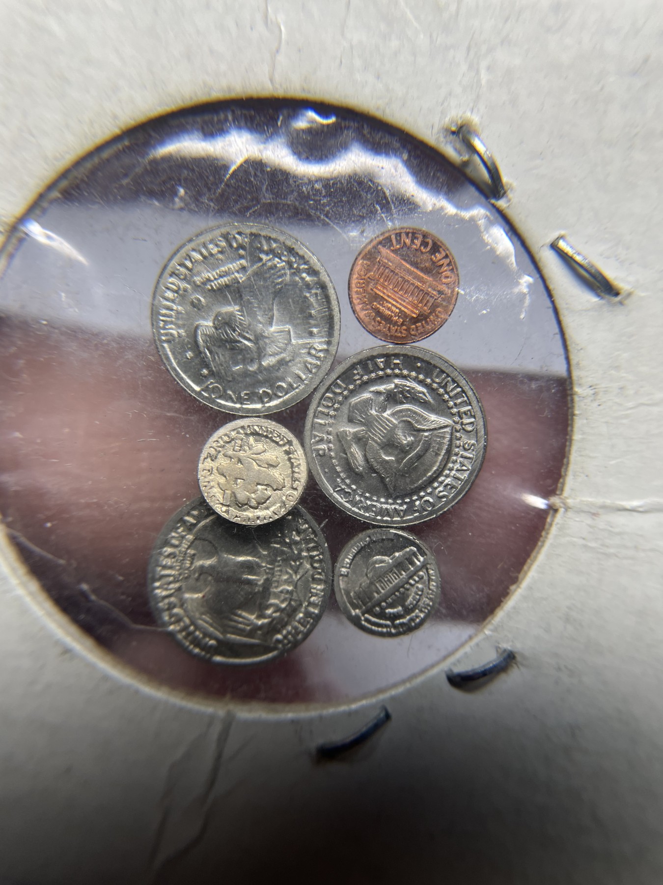 2024年集古藏今外币拍卖第三期-第10场—（总第30拍） 美国微缩硬币6枚