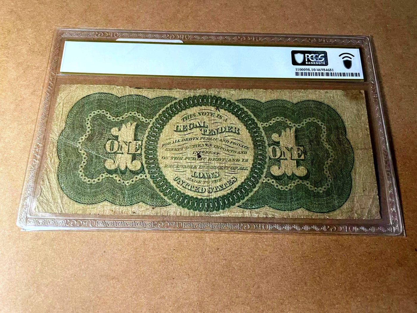 【Blue Auction】✨世界纸币精拍第458期——周六畅拍场 美国 1862年1美金 PCGS10 南北战争时期绿钞