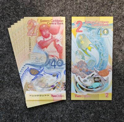 【夺冠热门】美洲-东加勒比-中央银行成立40周年-塑料纪念钞 - AA396531