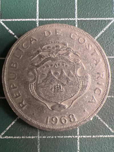 第588期 硬币专场 （无押金，捡漏，全场50包邮，偏远地区除外，接收代拍业务） - 哥斯达黎加50分 1968年