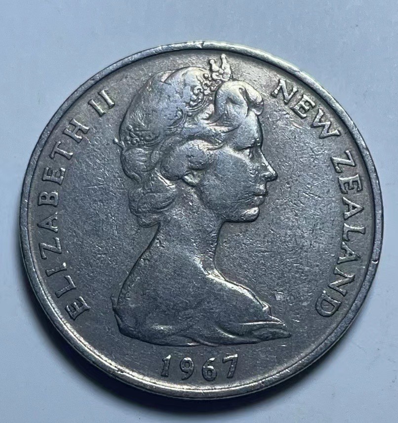 神仙姐姐散币好品专场第二十七期（无佣金满邮自动发出 1967年 新西兰20分