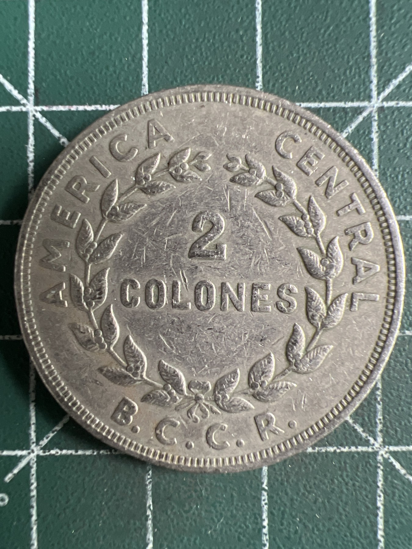 第568期 硬币专场 （无押金，捡漏，全场50包邮，偏远地区除外，接收代拍业务） 哥斯达黎加2克朗 1972年