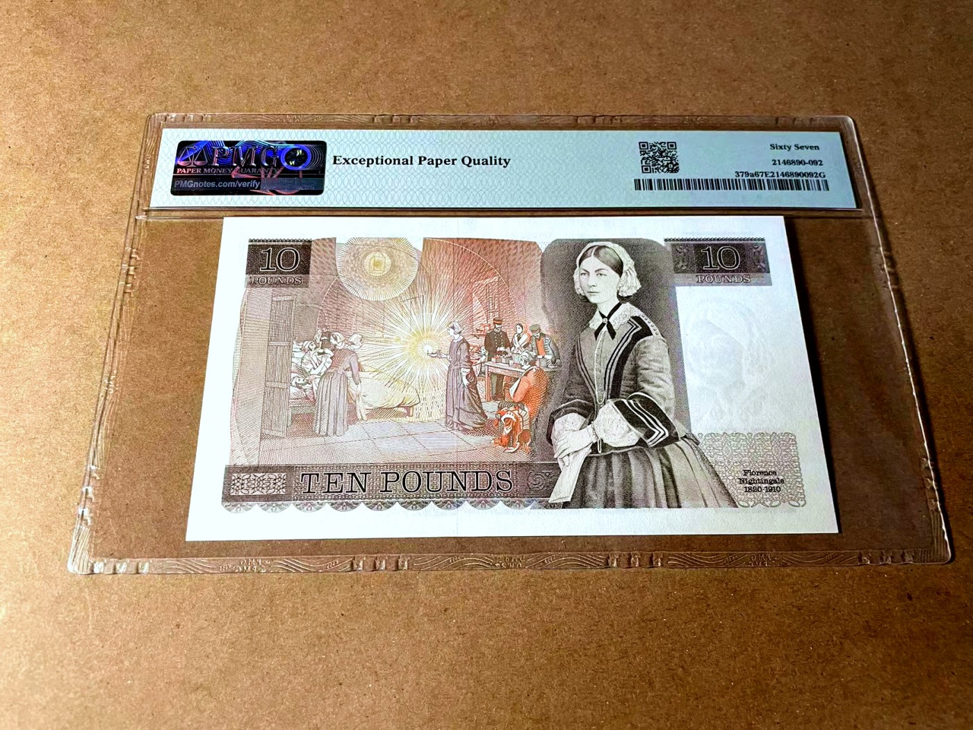 【Blue Auction】✨世界纸币精拍第458期——周六畅拍场 【a版】英国 D序列 1975-80年10镑 PMG67EPQ 高分