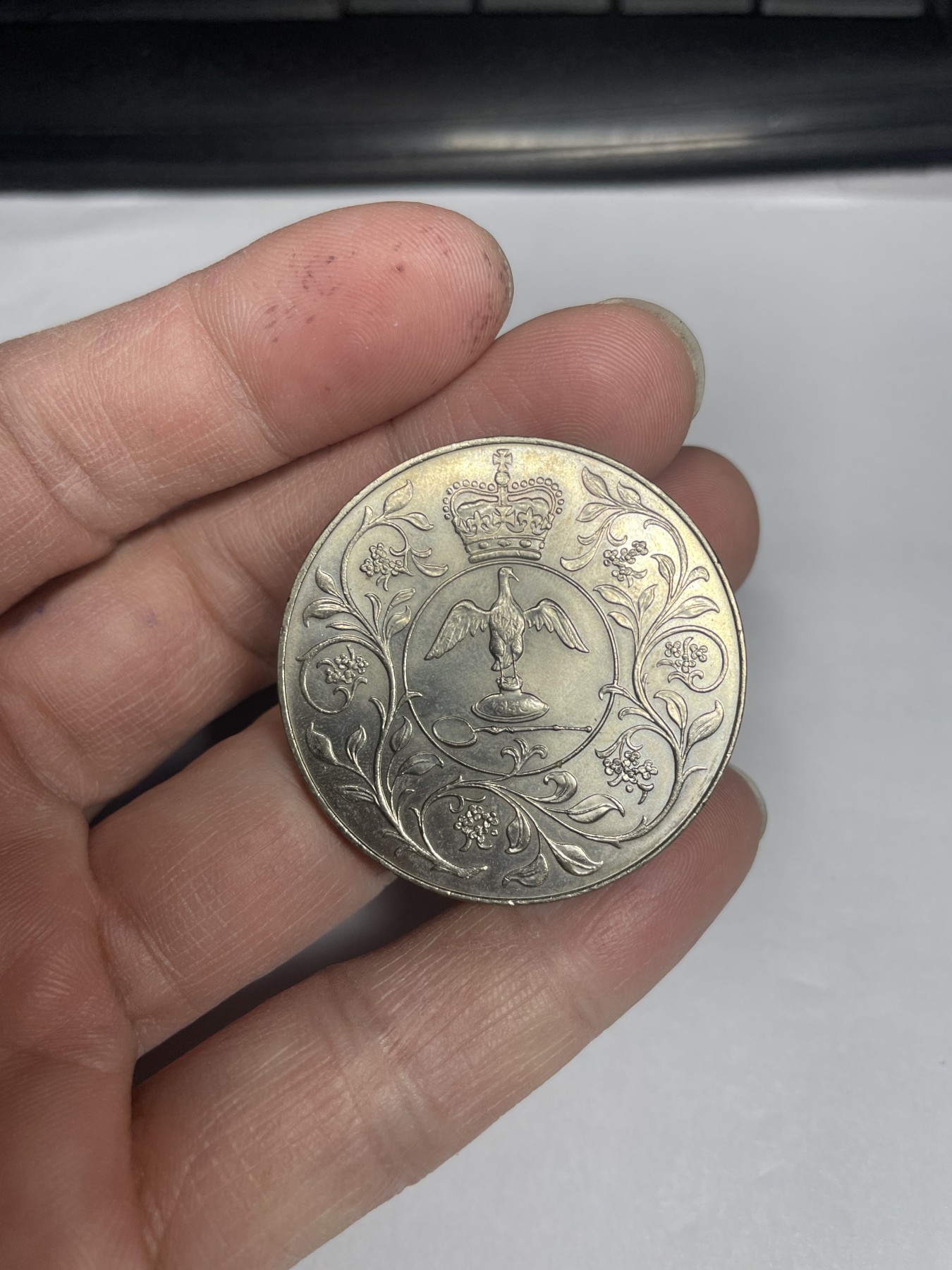 2024年集古藏今外币拍卖第三期-第10场—（总第30拍） 1977年英国克朗纪念币