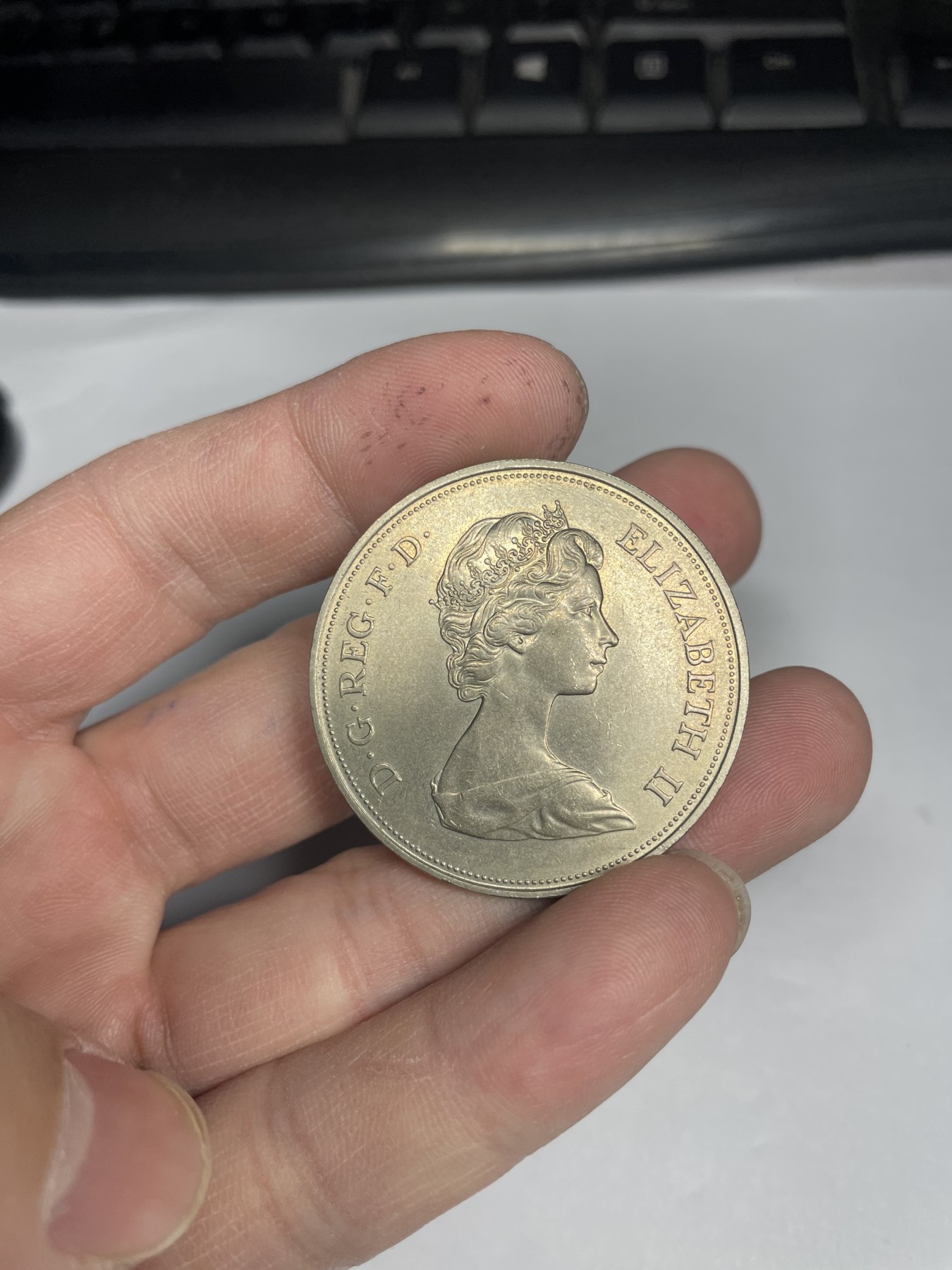 2024年集古藏今外币拍卖第三期-第10场—（总第30拍） 1972年英国克朗纪念币