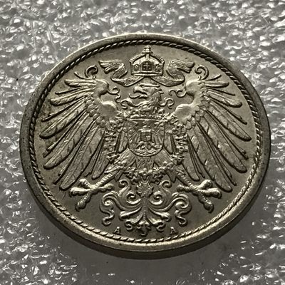 外币初藏 第七场 - 德国1914年长翅10芬尼 原光好品