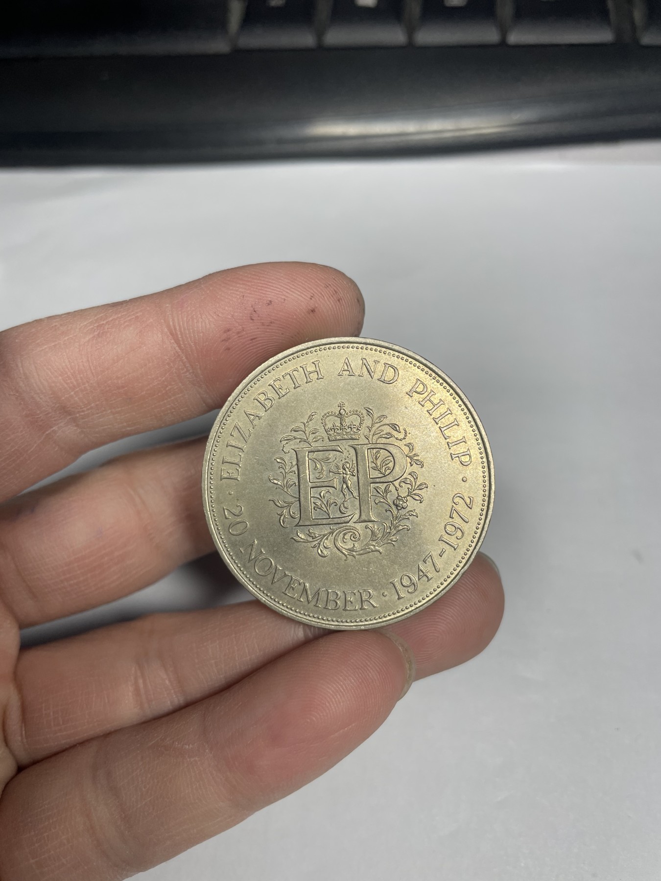 2024年集古藏今外币拍卖第三期-第10场—（总第30拍） 1972年英国克朗纪念币