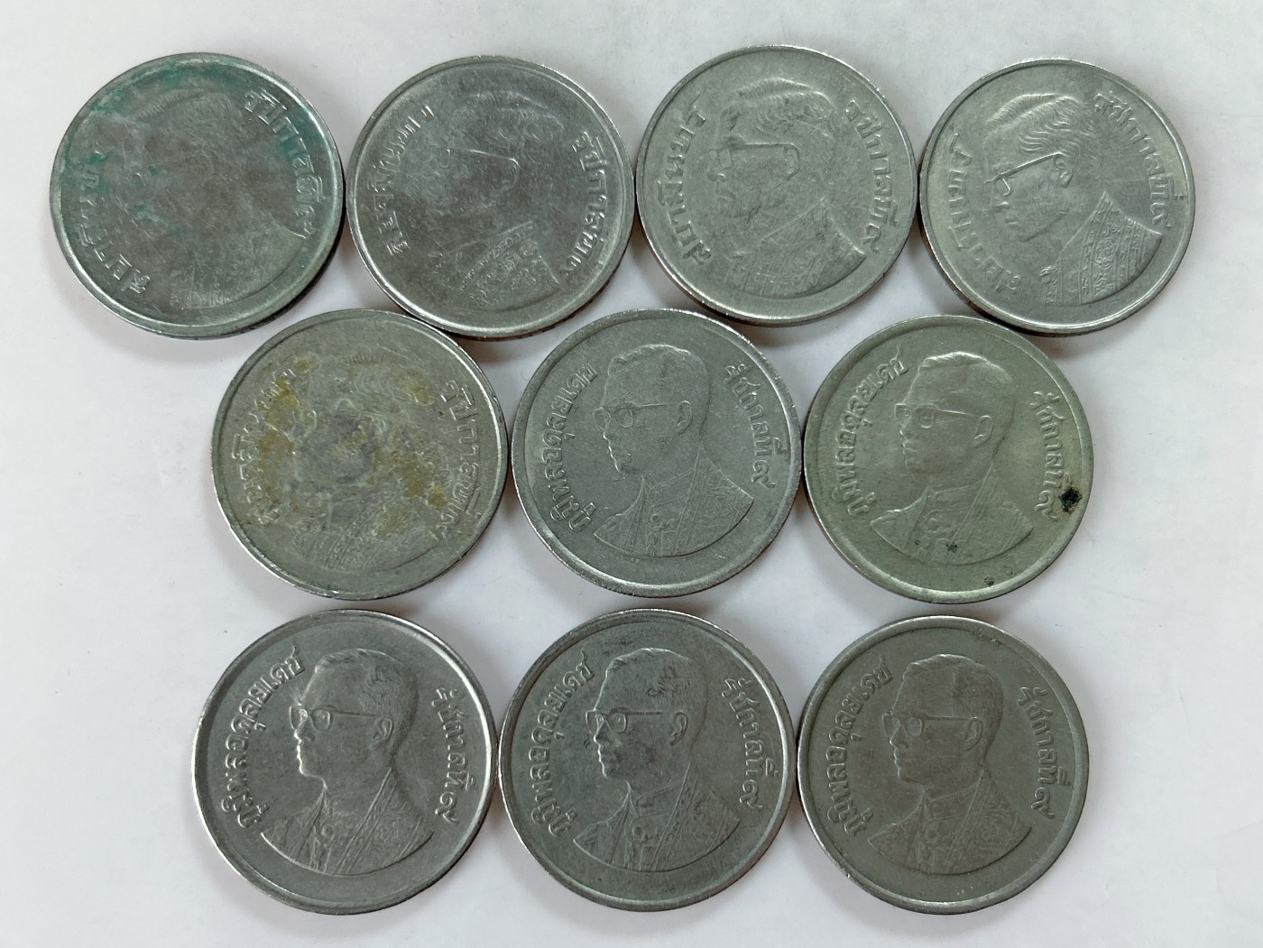 第一海外回流一元起拍收藏 散币专场 第77期 泰国5泰铢 10枚