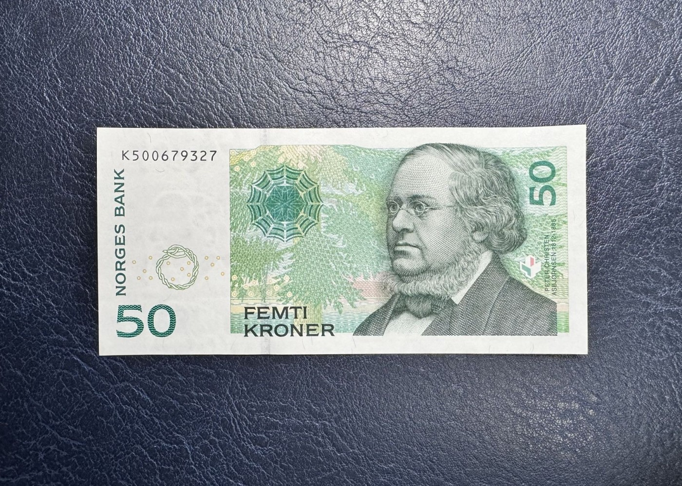 收藏联盟Quantum Auction 第336期拍卖  挪威2011年50克朗 品相UNC 号码无4