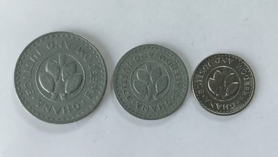 第一海外回流一元起拍收藏 散币专场 第77期 - 加纳1967年不同面值硬币3枚