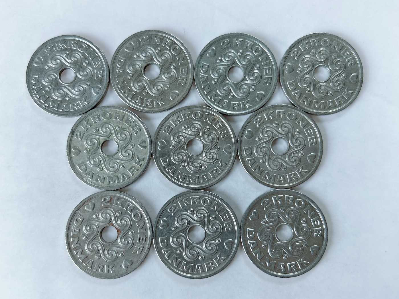 第一海外回流一元起拍收藏 散币专场 第77期 丹麦2克朗 10枚