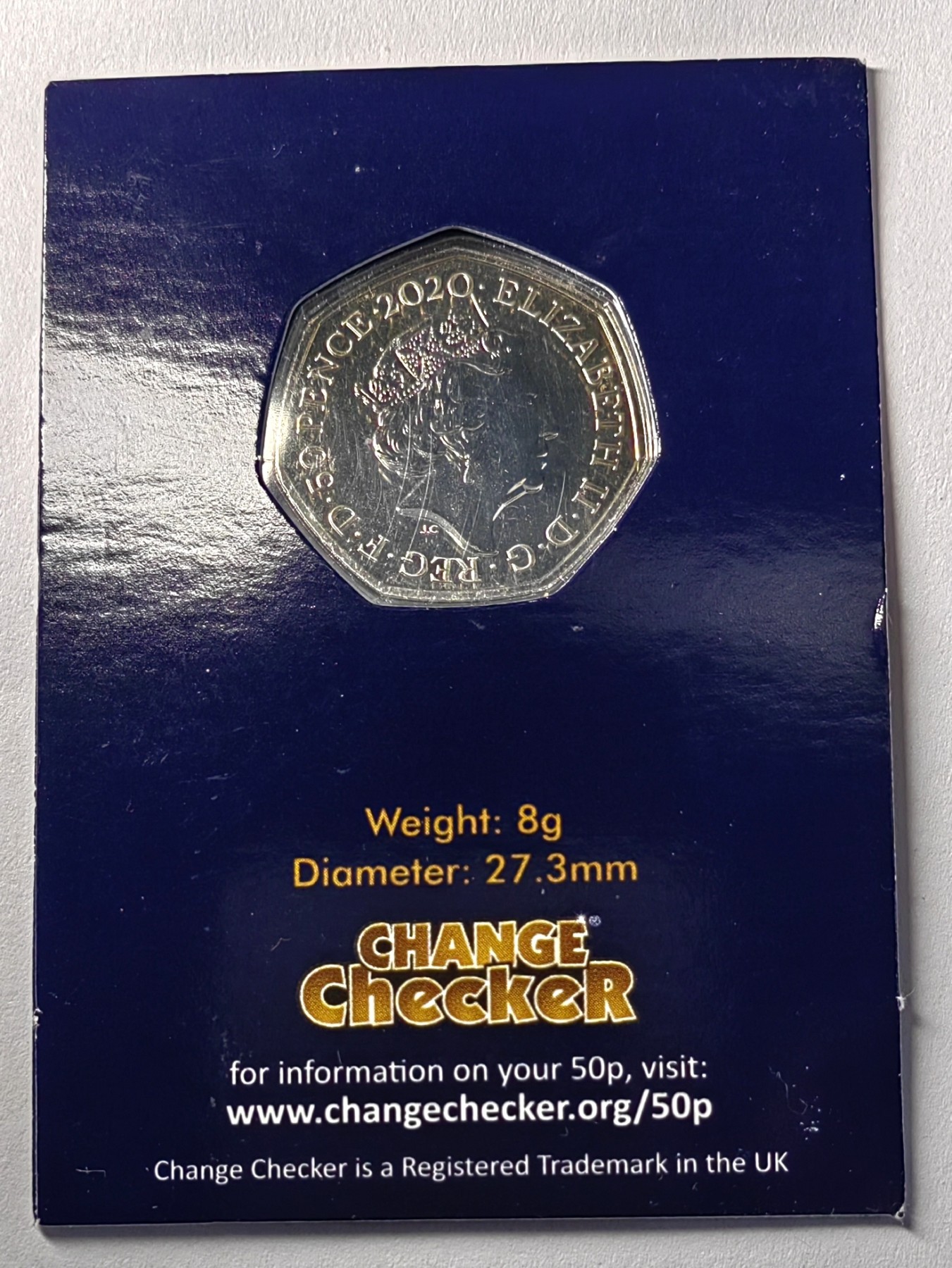 🌿物与斋第七场｜觞咏三春2-世界钱币专场 英国2020年伊丽莎白二世50便士 小熊维尼 BU品