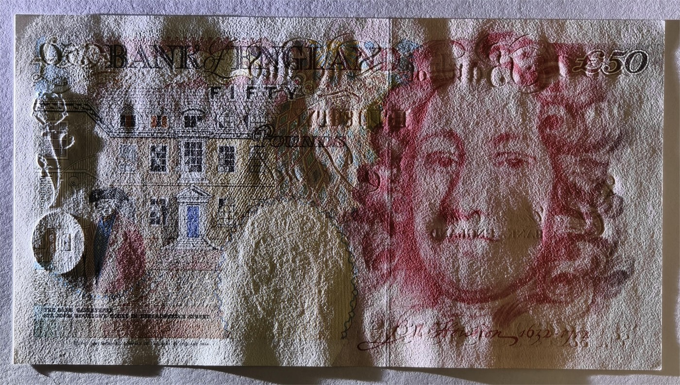 紫瑗钱币——第335期拍卖——纸币场 英国 1994年 E序列 英格兰银行第一任行长 约翰·霍布伦 50英镑 UNC