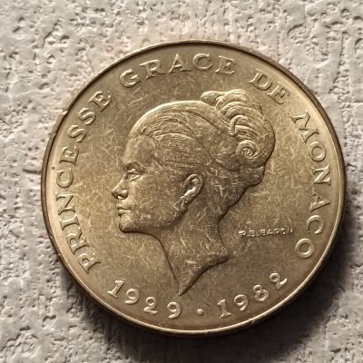 0起1加-纯粹捡漏拍-308散币场 - 摩纳哥1982年10法郎格蕾丝王妃逝世纪念币
