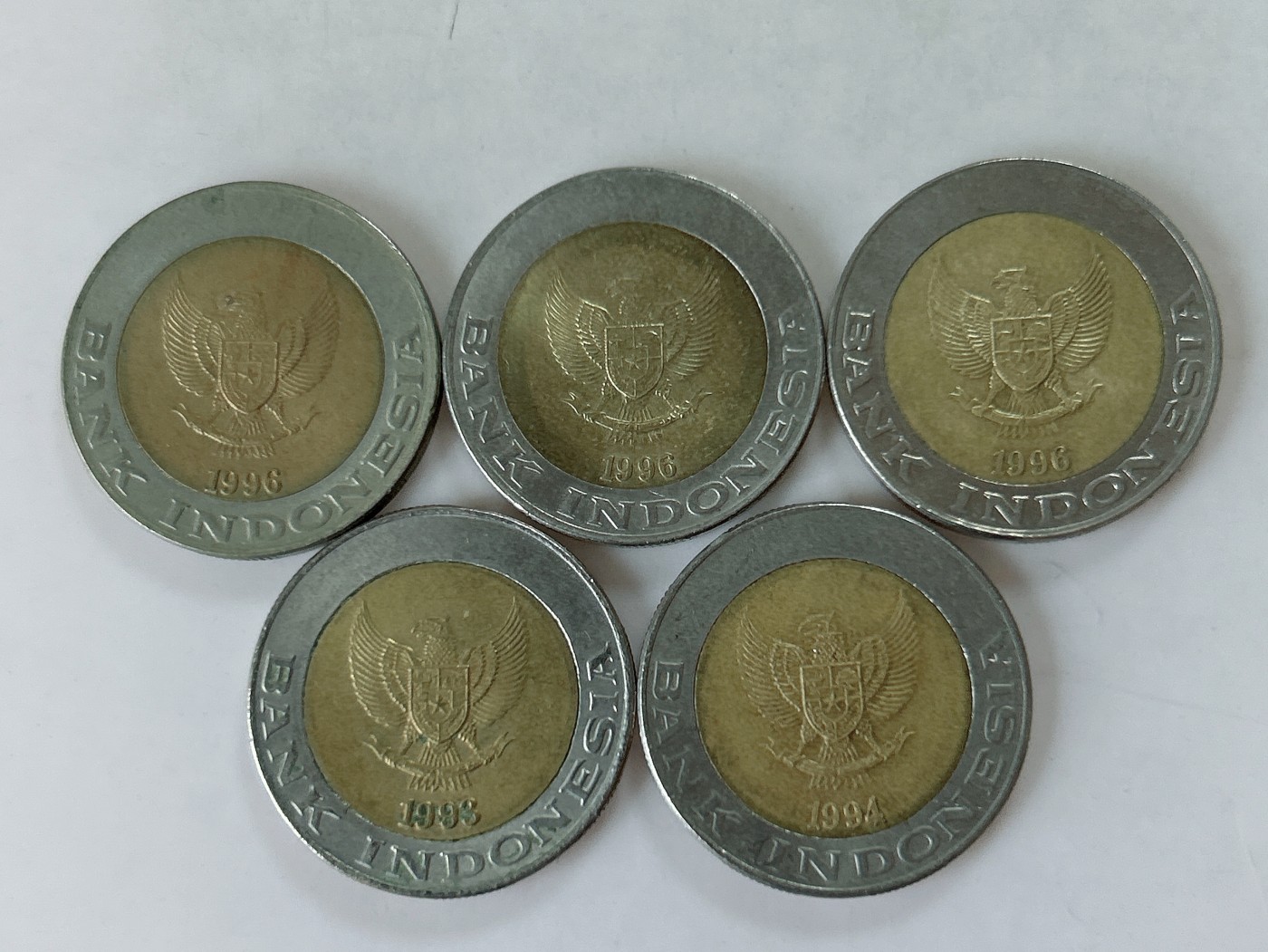 第一海外回流一元起拍收藏 散币专场 第77期 印度尼西亚1000卢比双色币