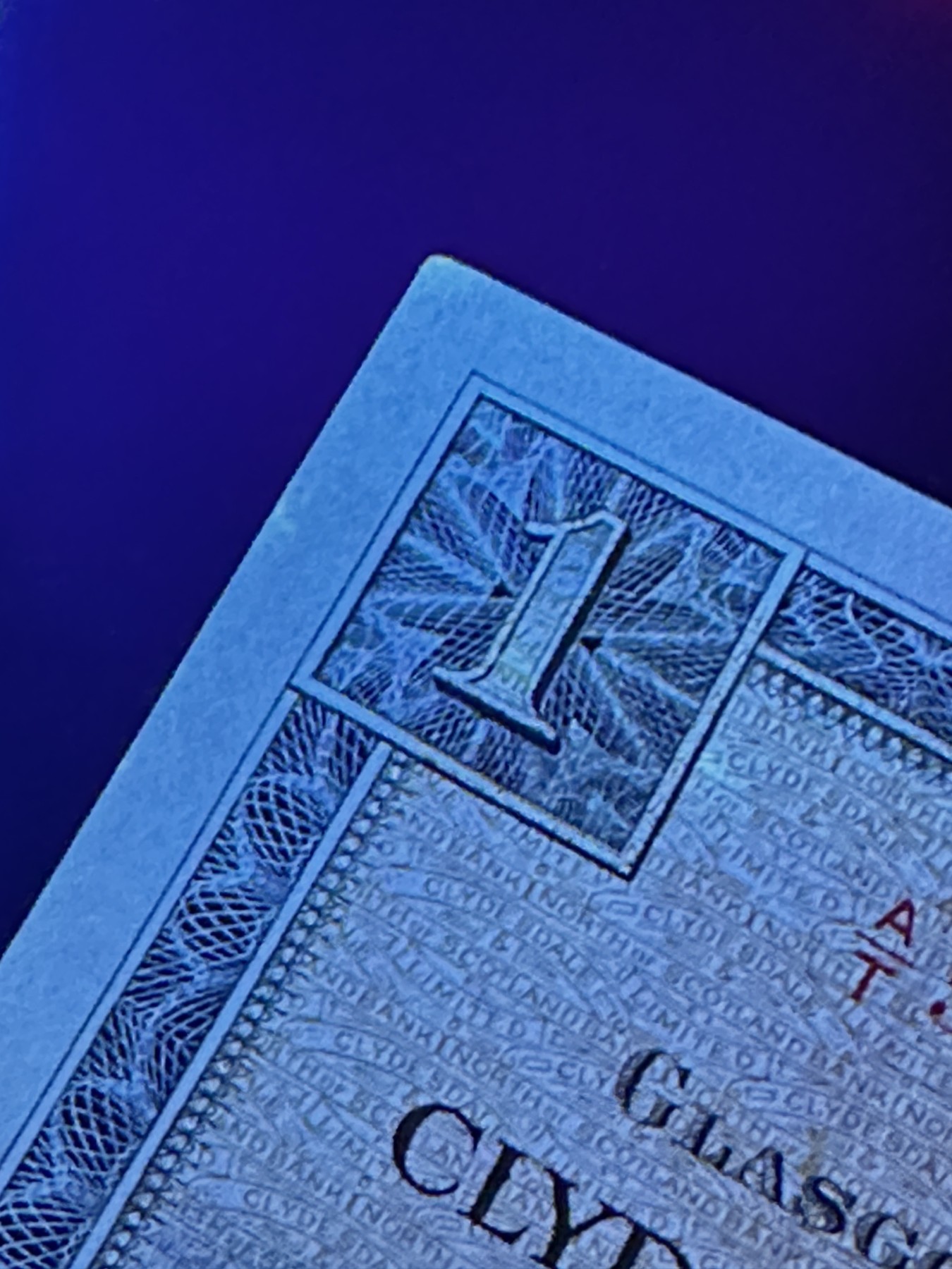 《外钞收藏家》第三百五十五期（连拍第二场） 1958年苏格兰1镑 角不绝 UNC-