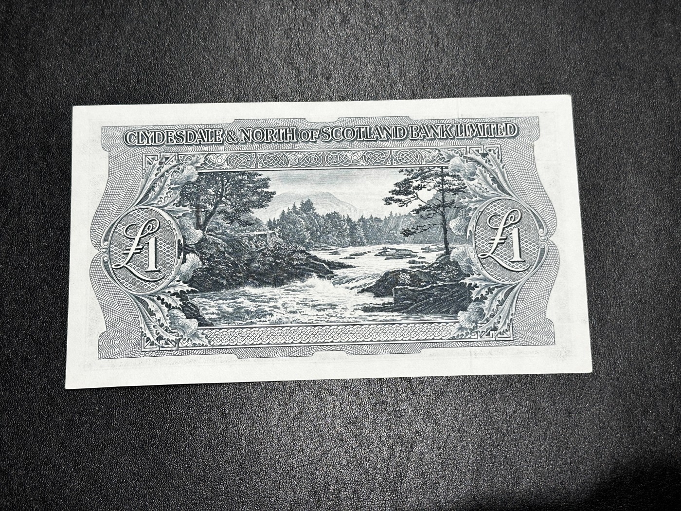 《外钞收藏家》第三百五十五期（连拍第二场） 1958年苏格兰1镑 角不绝 UNC-