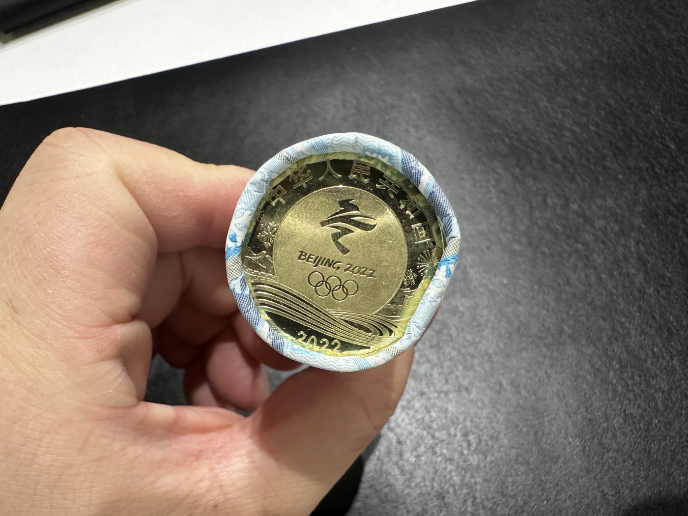 《外钞收藏家》第三百五十五期（连拍第二场） 2022年北京冬奥会纪念币 一卷20枚 全新