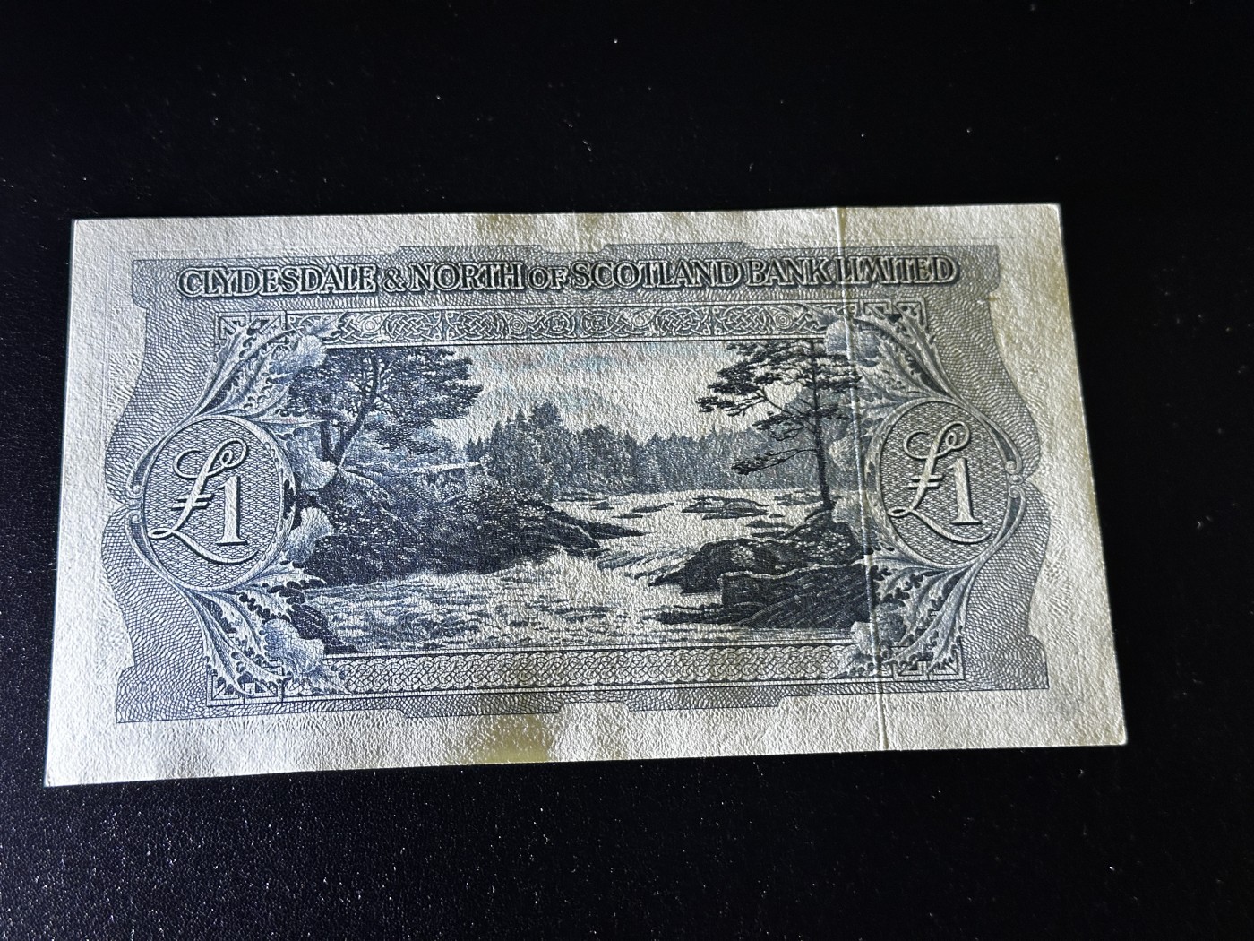 《外钞收藏家》第三百五十五期（连拍第二场） 1958年苏格兰1镑 角不绝 UNC-