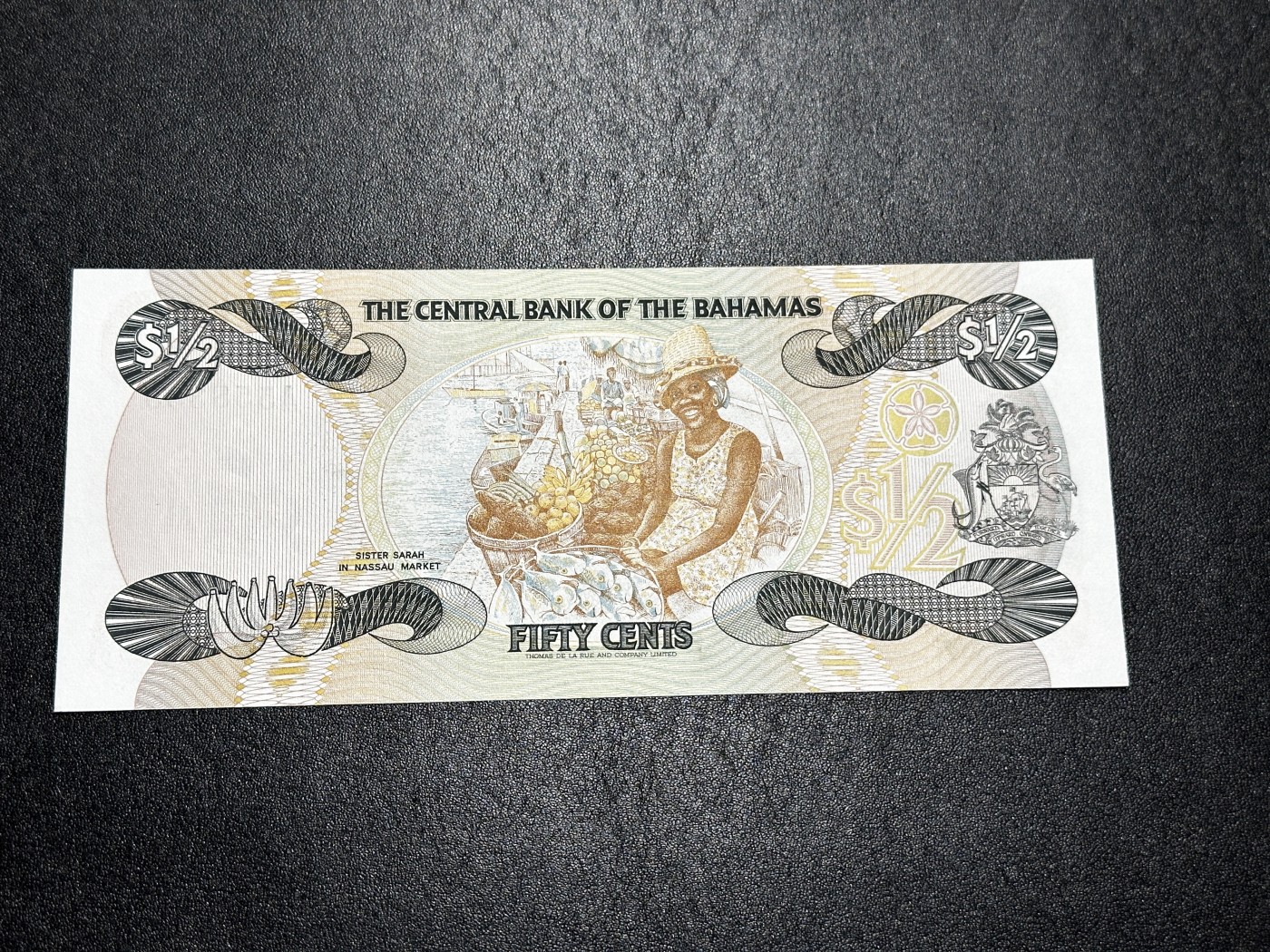 《外钞收藏家》第三百五十五期（连拍第二场） 1974年巴哈马50分 全新UNC A冠 无47