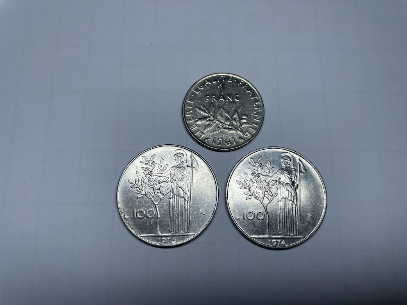 2024年集古藏今外币拍卖第四期-第1场—（总第31拍） 意大利、法国3枚