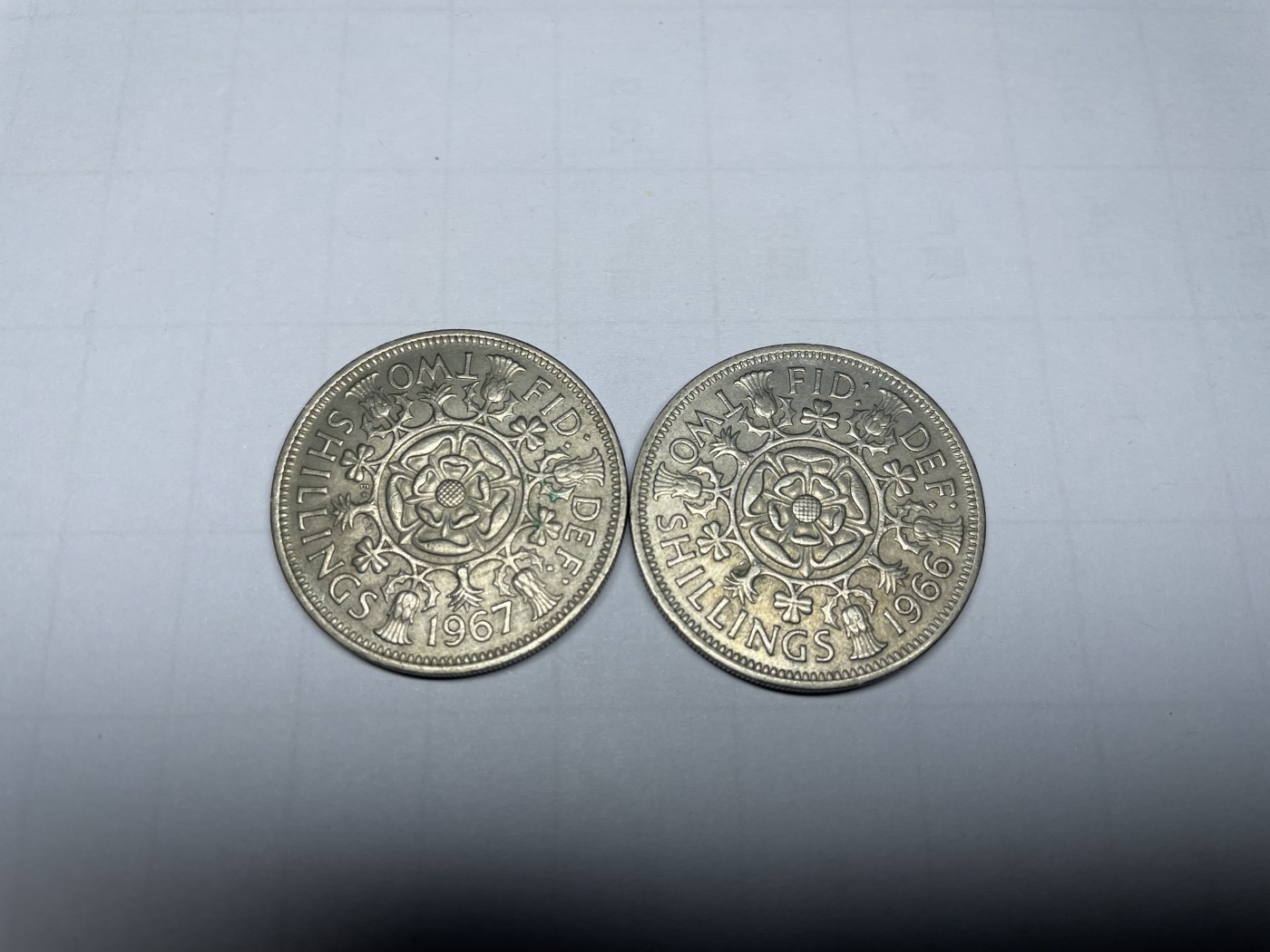 2024年集古藏今外币拍卖第四期-第1场—（总第31拍） 1966年、1967年英国2先令