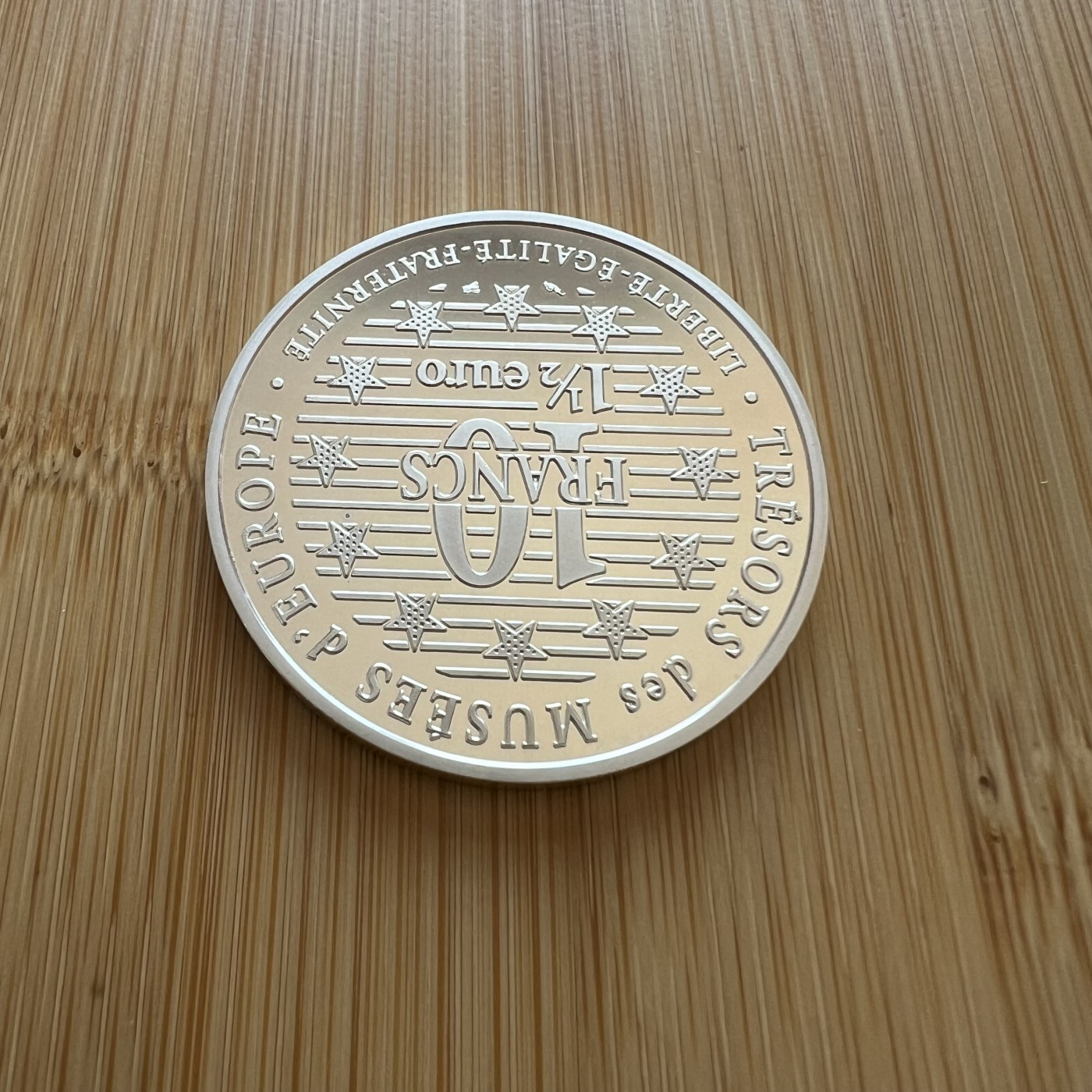  88元包顺丰 外国银币 散币 法国卢浮宫系列思想者精制纪念银币