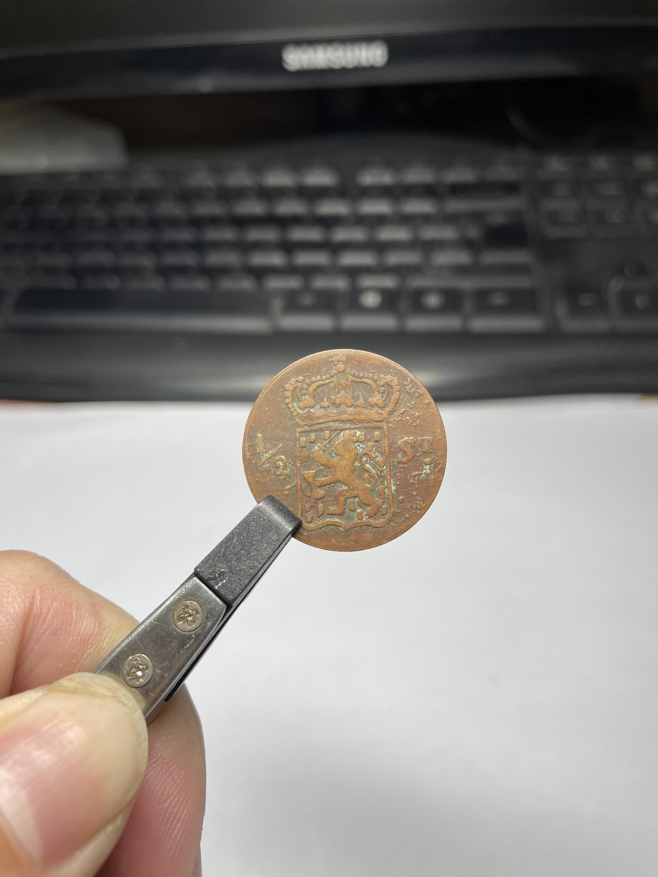 2024年集古藏今外币拍卖第四期-第1场—（总第31拍） 1838年荷属东印度1/2分