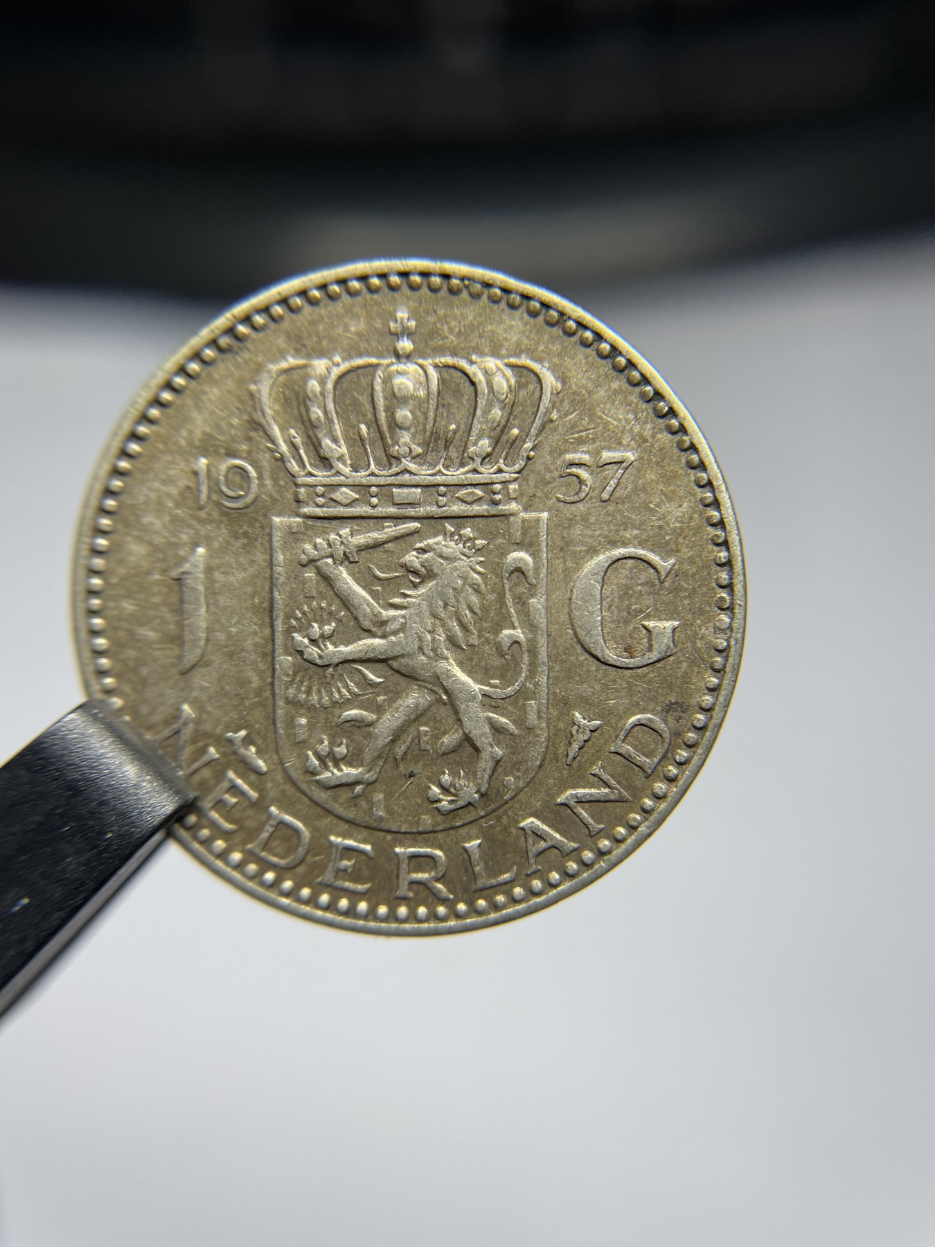 2024年集古藏今外币拍卖第四期-第1场—（总第31拍） 1957年荷兰1盾银币