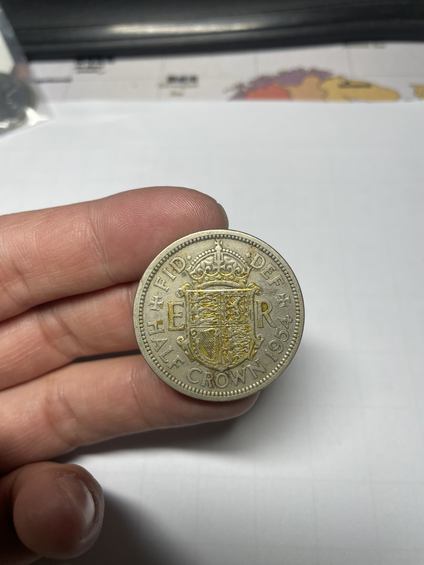 2024年集古藏今外币拍卖第四期-第1场—（总第31拍） 1954年英国半克朗