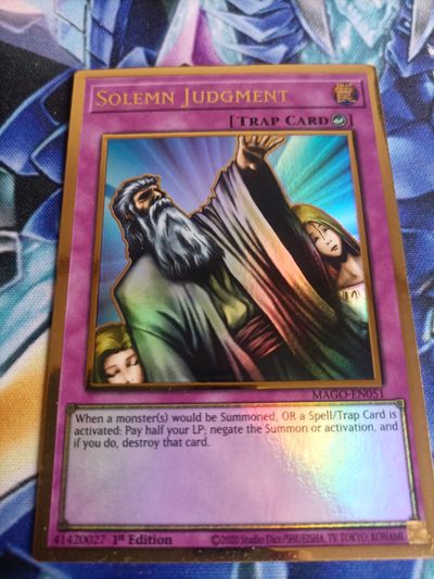 【游宝卡牌】龙年第24期 游戏王经典好卡系列 - 神之宣告 英文极限黄金闪PGR