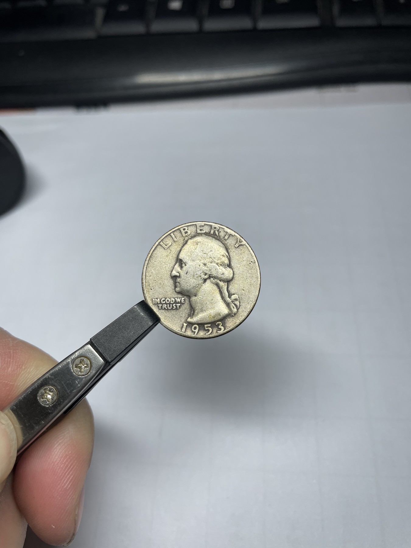 2024年集古藏今外币拍卖第四期-第1场—（总第31拍） 1953年美国25美分银币