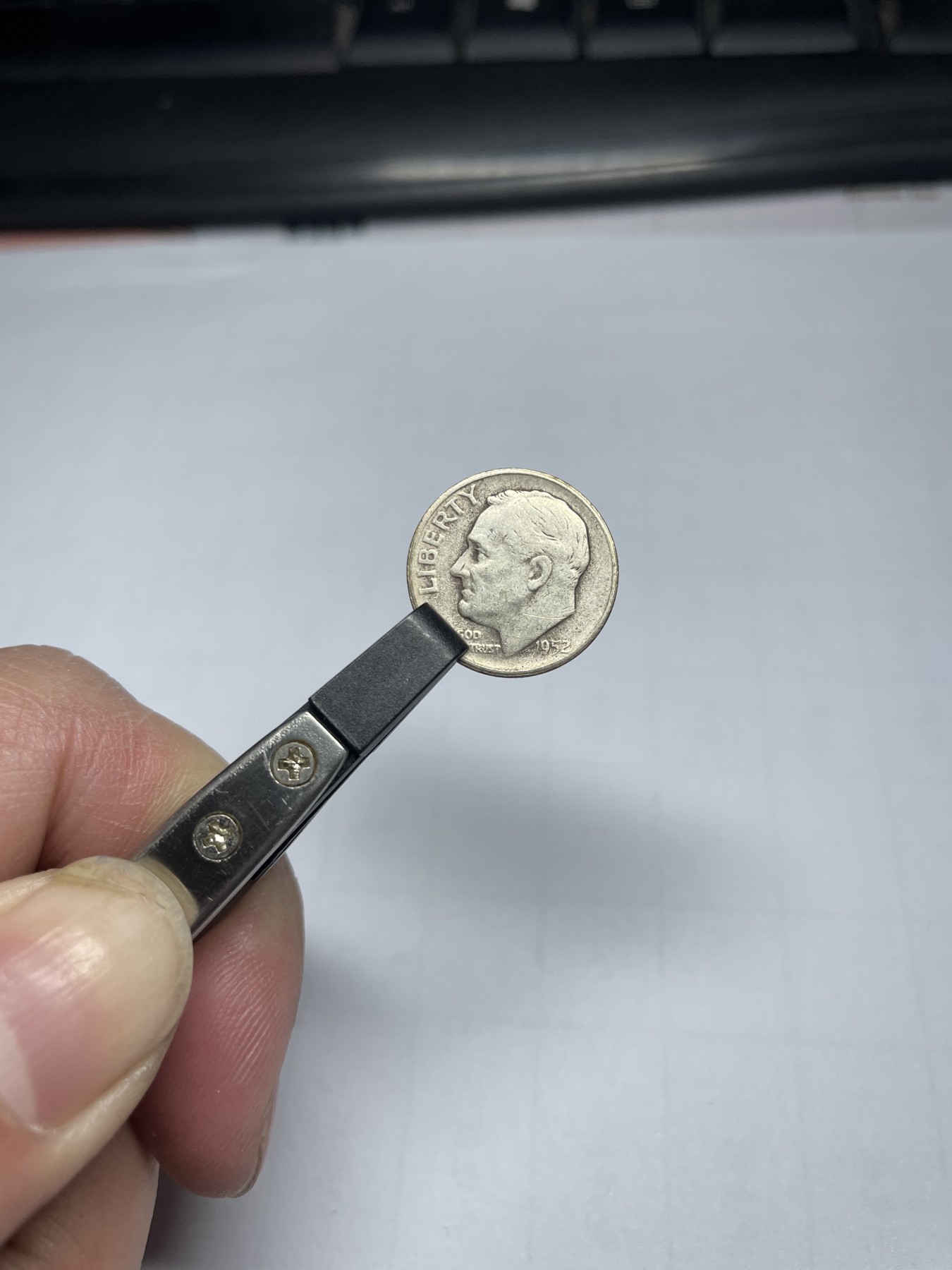 2024年集古藏今外币拍卖第四期-第1场—（总第31拍） 1952年美国10美分银币