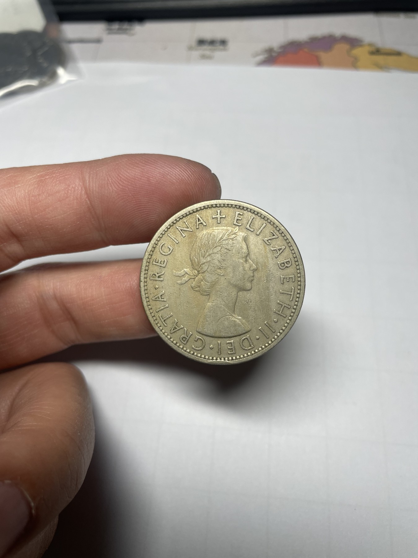 2024年集古藏今外币拍卖第四期-第1场—（总第31拍） 1954年英国半克朗