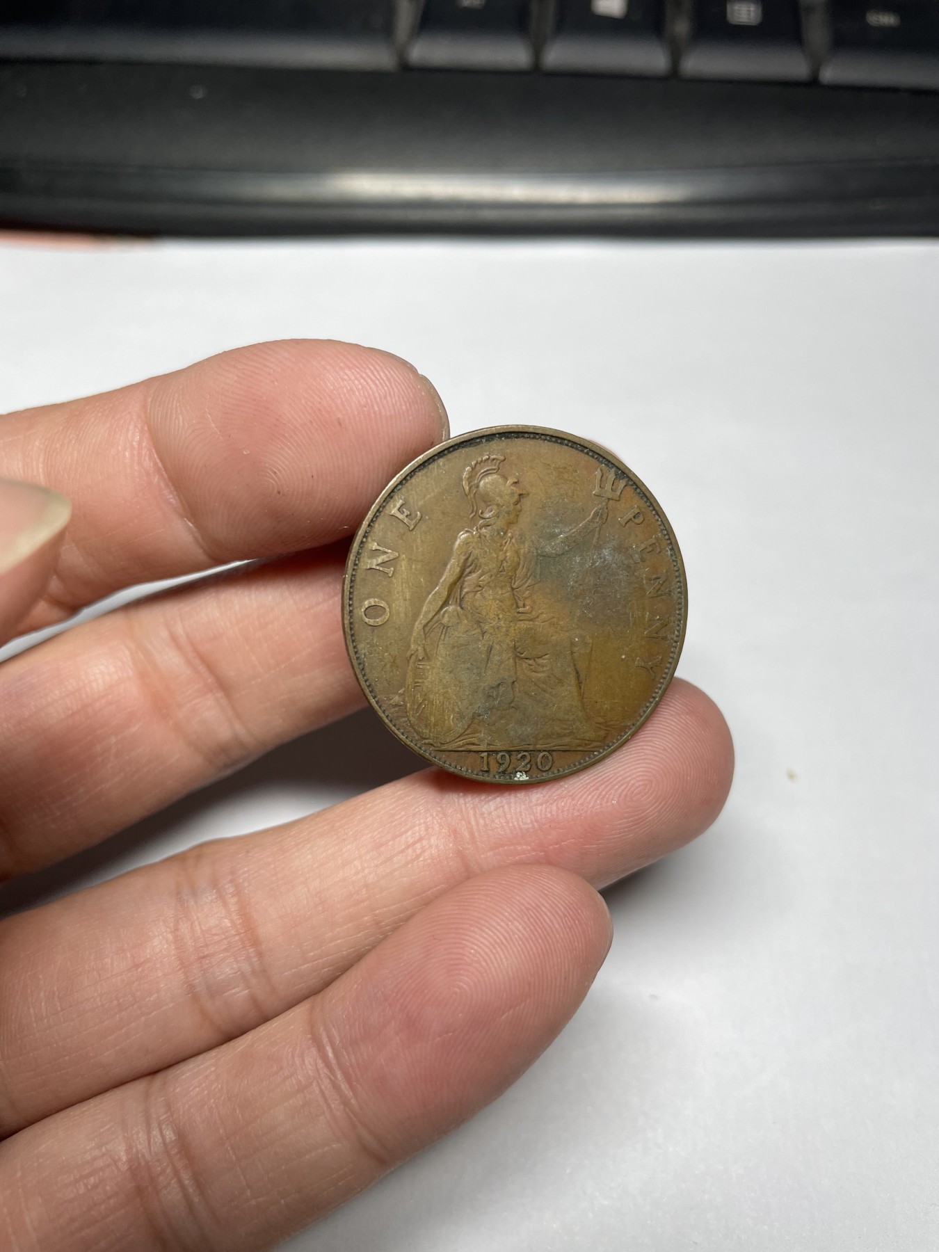 2024年集古藏今外币拍卖第四期-第1场—（总第31拍） 1920年英国1便士