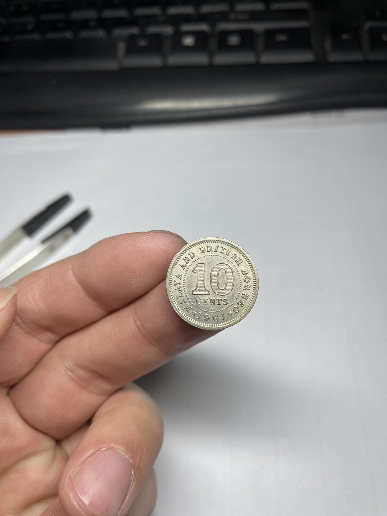 2024年集古藏今外币拍卖第四期-第1场—（总第31拍） 1961年海峡10分