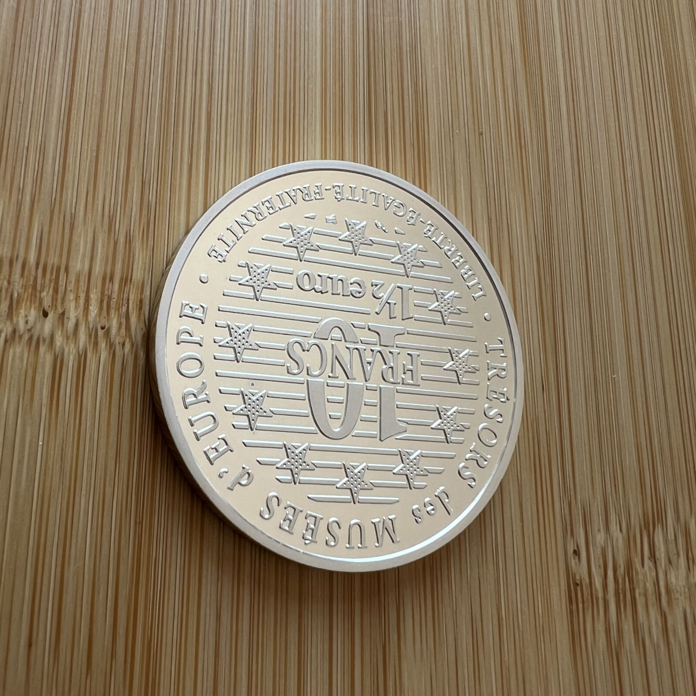  88元包顺丰 外国银币 散币 法国卢浮宫系列思想者精制纪念银币