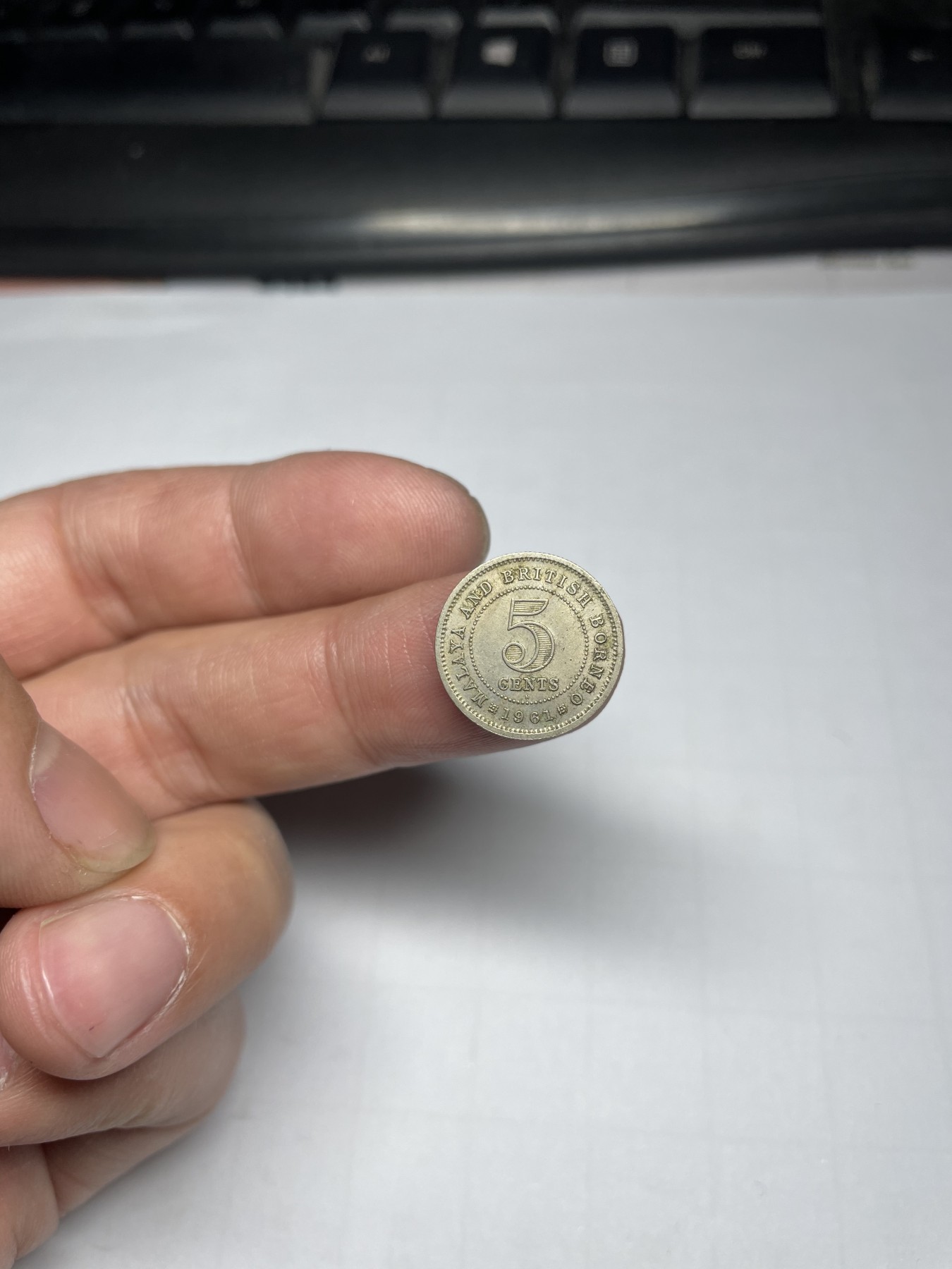 2024年集古藏今外币拍卖第四期-第1场—（总第31拍） 1961年海峡5分