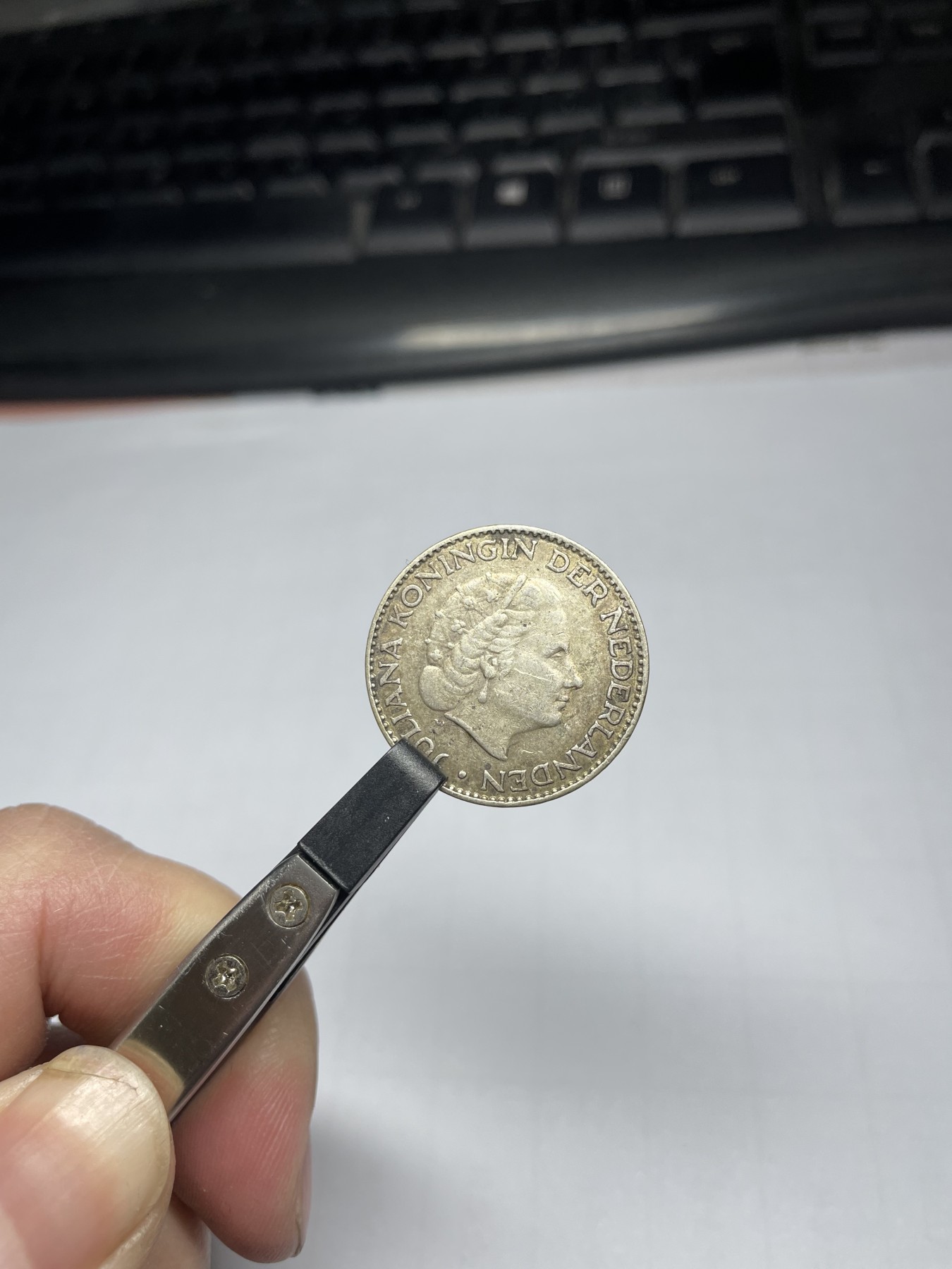 2024年集古藏今外币拍卖第四期-第1场—（总第31拍） 1957年荷兰1盾银币