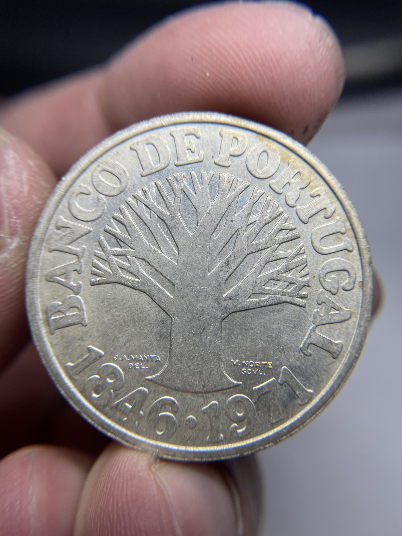 2024年集古藏今外币拍卖第四期-第2场—（总第32拍） 1971年葡萄牙50埃斯库多银币