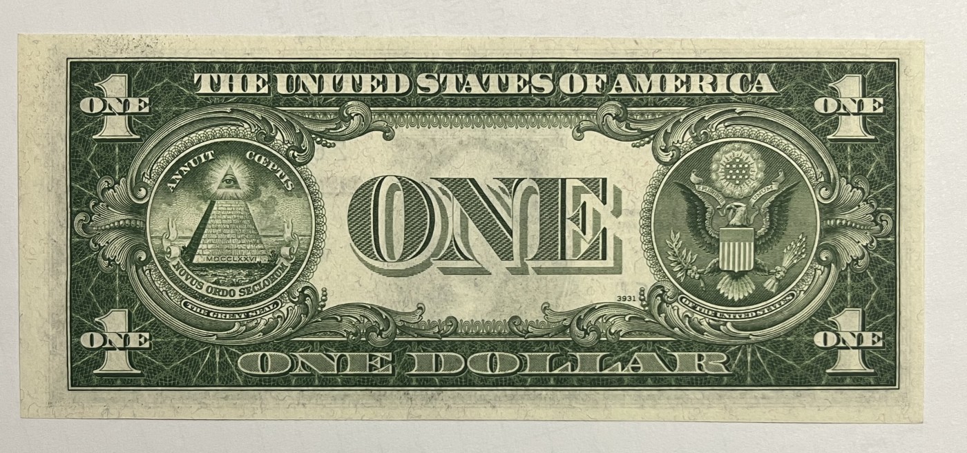 Chase Auction 第27期 - - 外钞、民国钞和人民币混合场！ 1935A版 1美元 银币券 Silver Certificate 