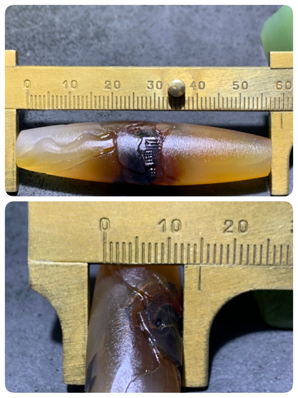 精美亚光高玉化巴西玛瑙手工俏色巧雕田园风光吊坠（把件）一个！