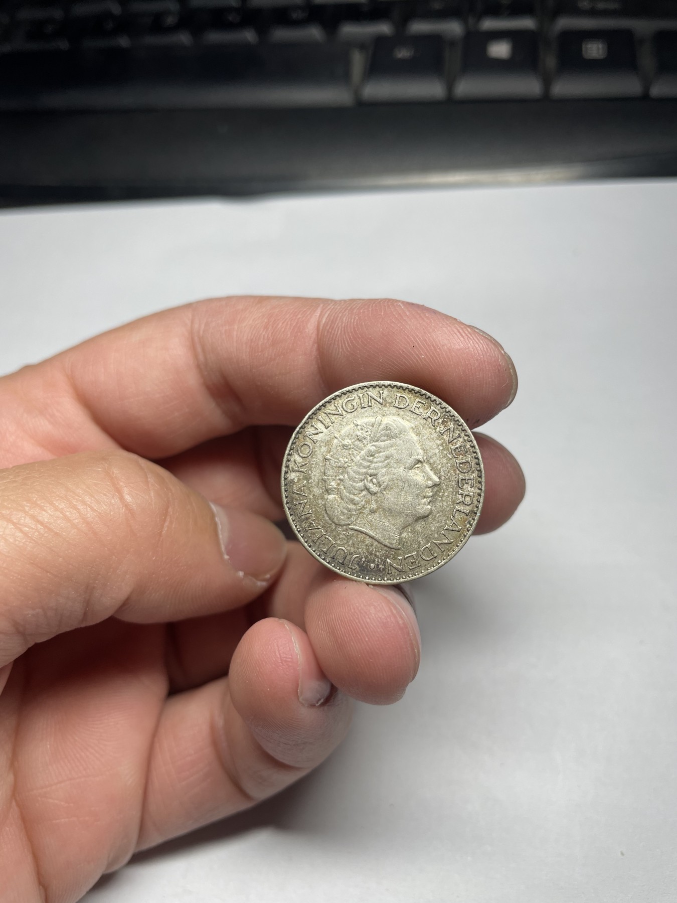 2024年集古藏今外币拍卖第四期-第2场—（总第32拍） 1955年荷兰1盾银币