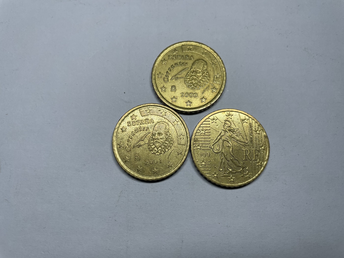 2024年集古藏今外币拍卖第四期-第2场—（总第32拍） 50欧分三枚