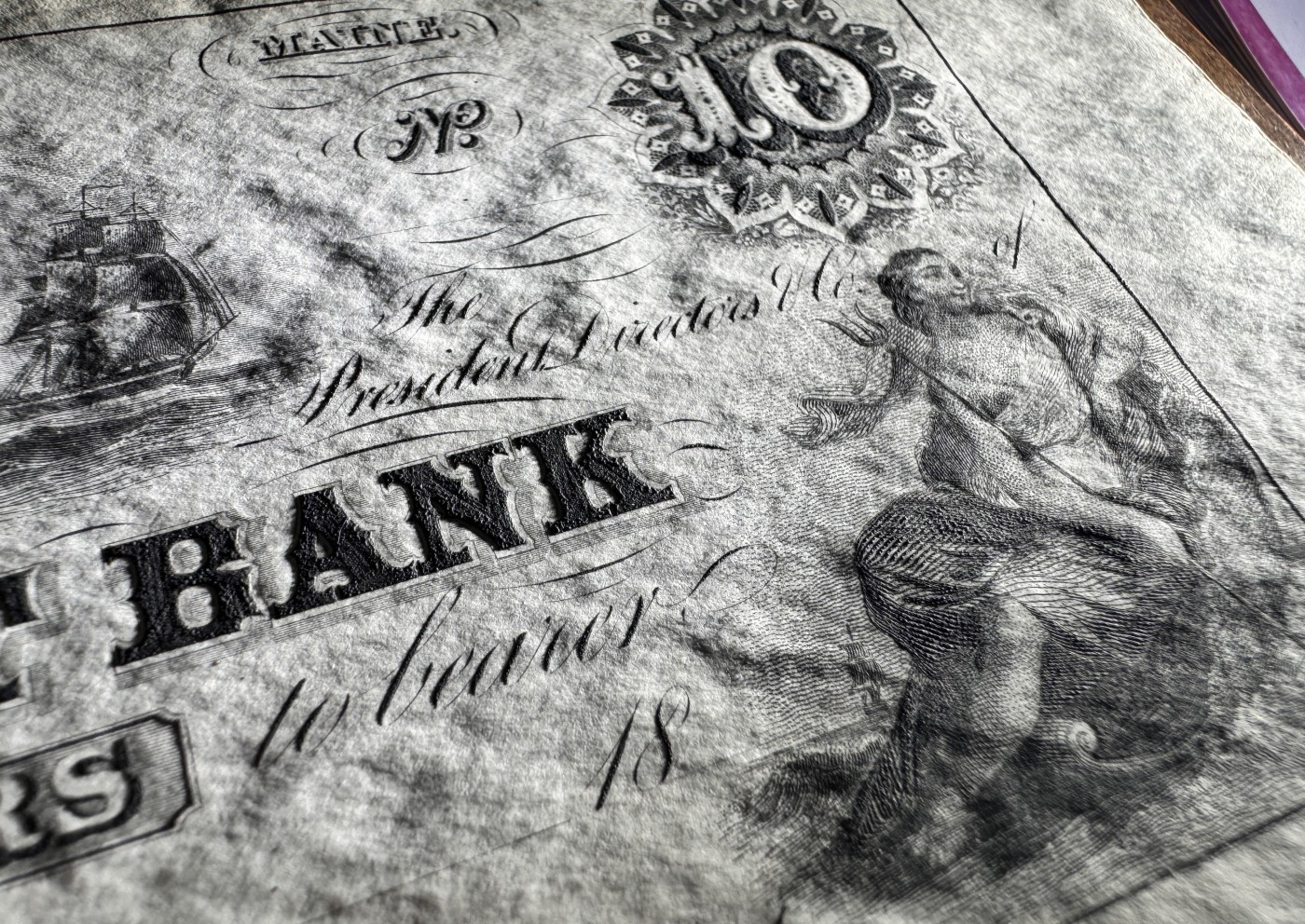 Chase Auction 第27期 - - 外钞、民国钞和人民币混合场！ 美国10元，品相如图！