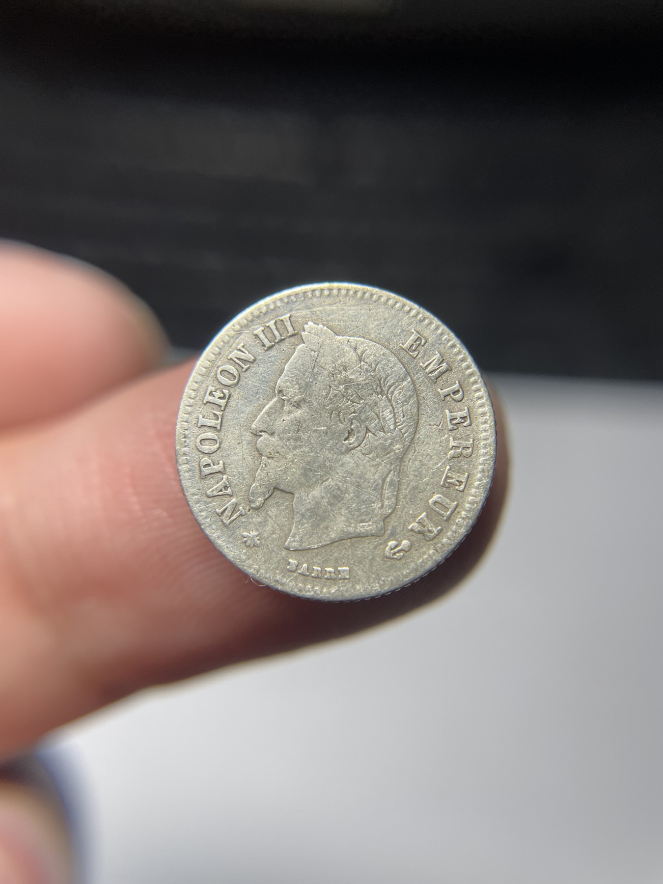 2024年集古藏今外币拍卖第四期-第2场—（总第32拍） 1866年法国20分银币