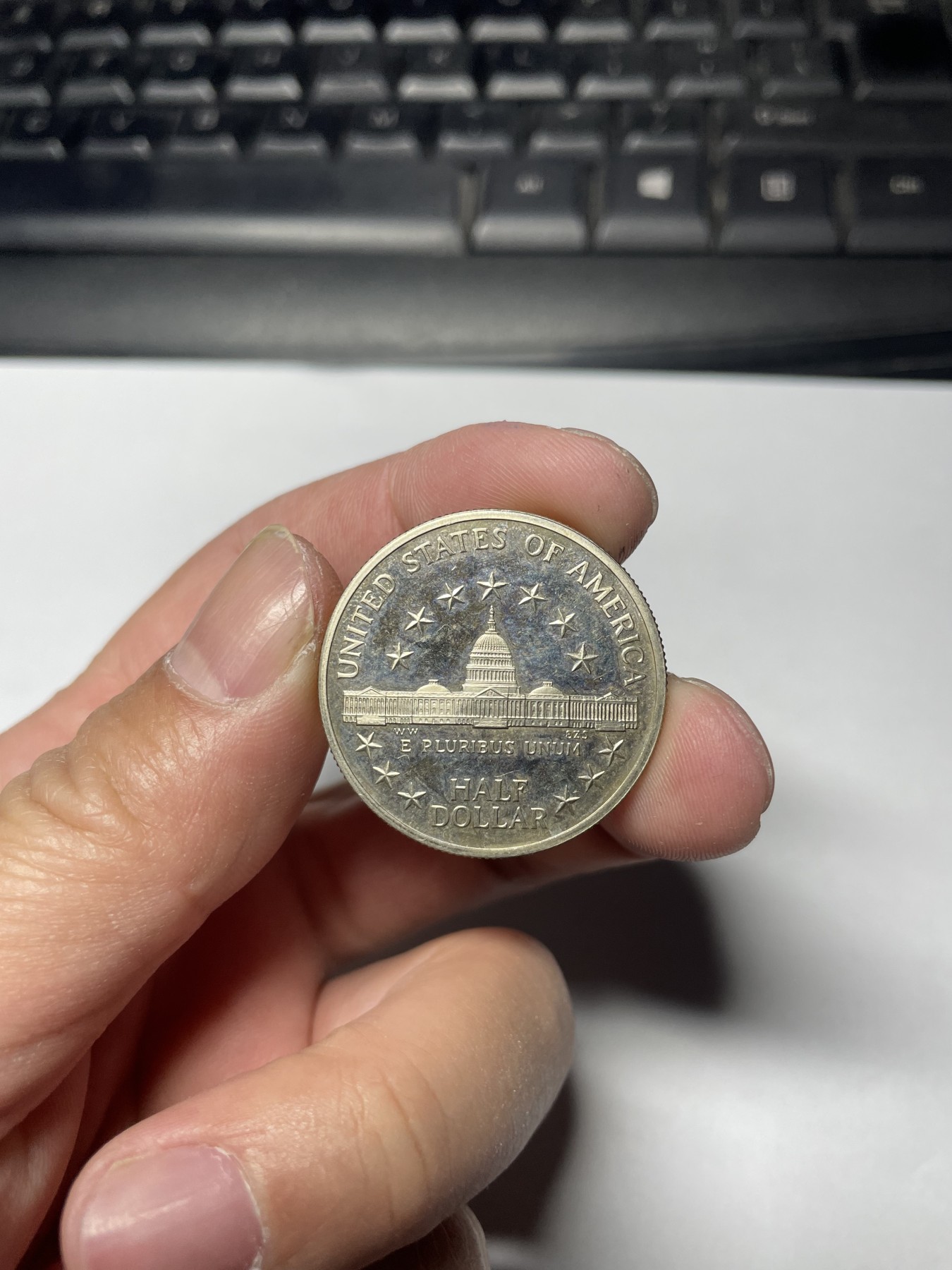 2024年集古藏今外币拍卖第四期-第2场—（总第32拍） 1989年美国半美元1枚